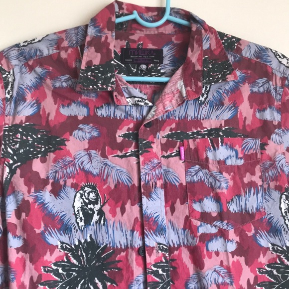 Mishka Other - Mishka Ape Button Down Shirt Mishka Other - Mishka Ape Button Down Shirt
